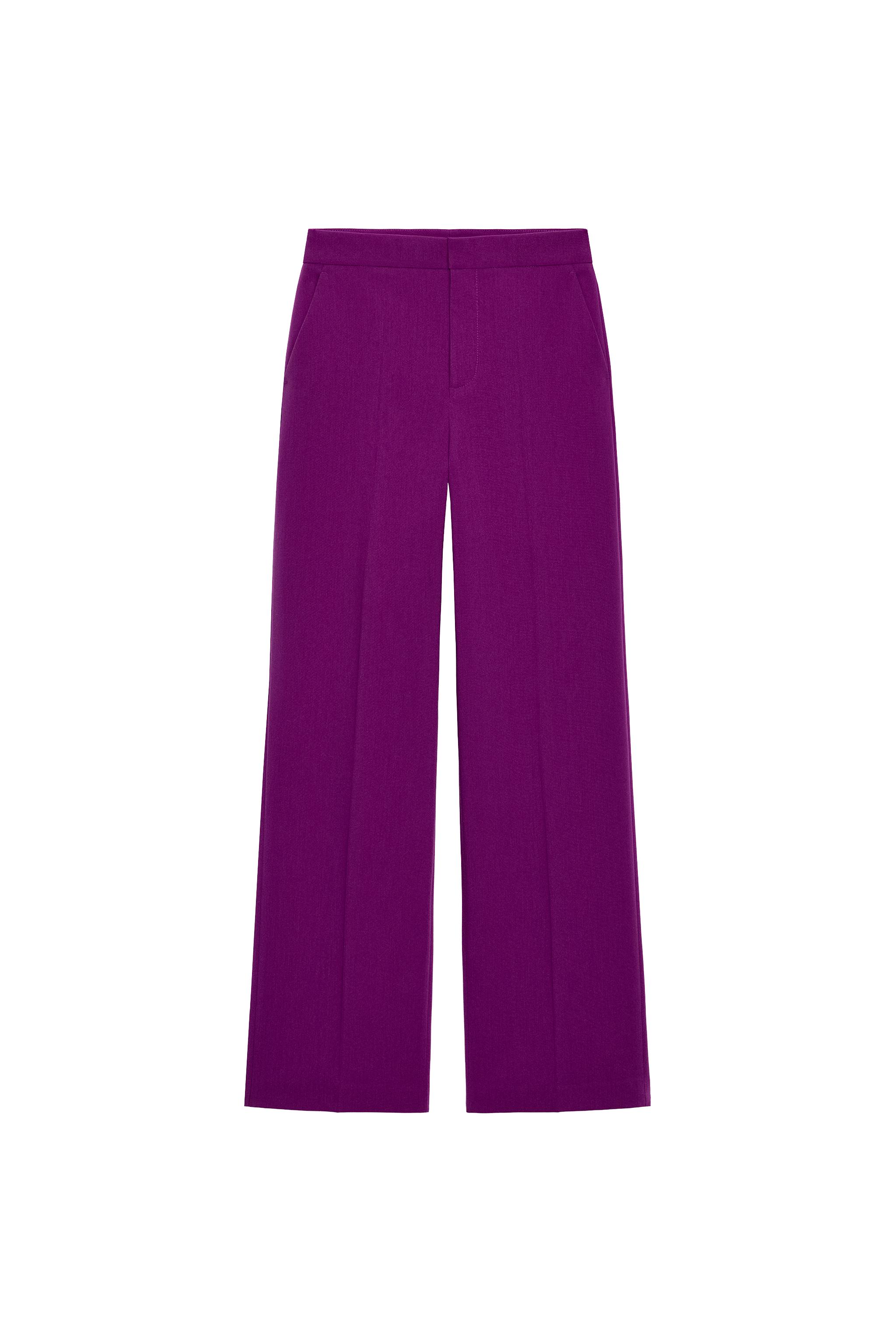PANTALON DROIT TAILLE BASSE